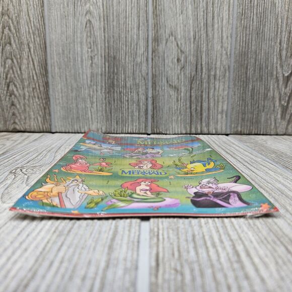 Vintage Cleo Disney The Little Mermaid Stickers Aiel Eric Triton Flounder‎ - Picture 4 of 6